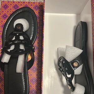 Tory Burch Black Cutout Sandals